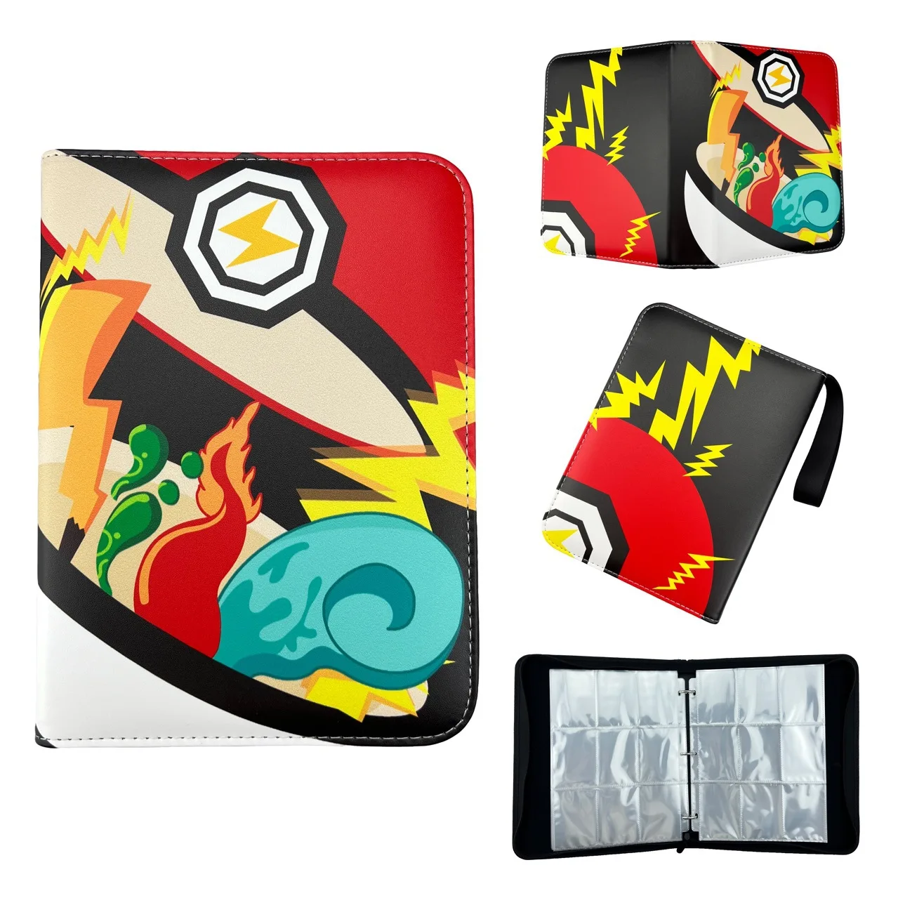 Bandai Pokemon 4or9Pocket Card Album Binder Pokemon Verzamelmap 400or900 apacity Trading Card Storage Book Collectible Gift view 5