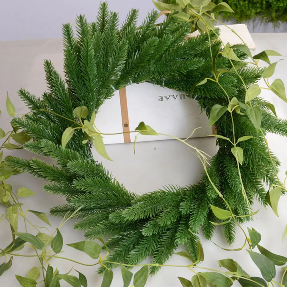 

20 Pcs Artificial Plant Decoration Christmas Tree Pine Needles Faux Arrangement Party Supplies Wedding Home Decor