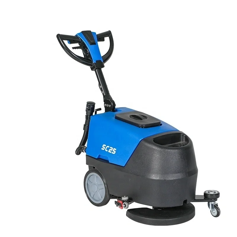 Commercial Hand Push Electric Floor Cleaning Machine Walk Behind Floor Scrubberers
