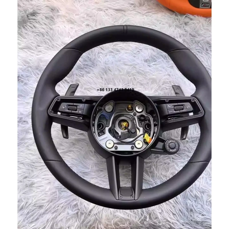 

Stylish steering wheel - leather trim Multifunctional premium vehicle travel and city commuting boost