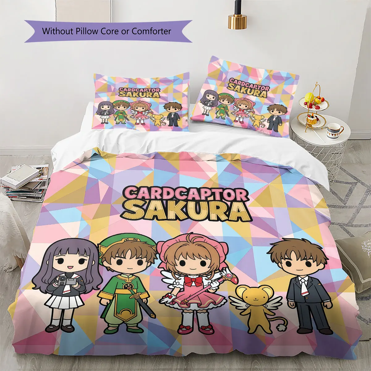 Cardcaptor Sakura Comfor Duvet Cover Child's Bedding Set,Extra Large Size Ideal Gift Various Sizes Available -HE160