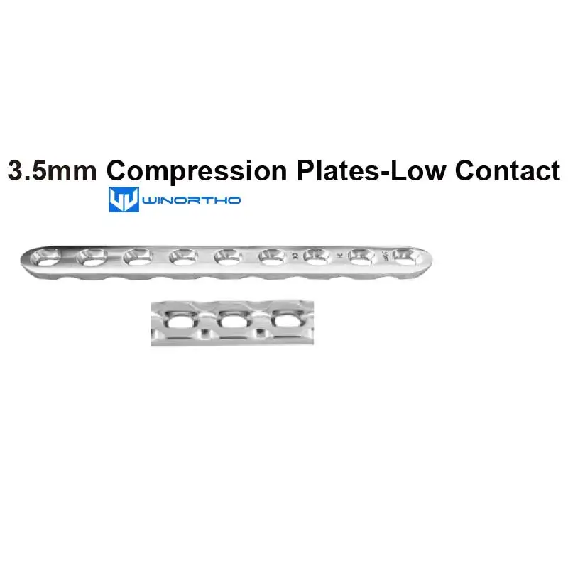 3.5mm LC-dcp compression bone plate veterinary orthopedic instruments  pet animal surgical  winortho