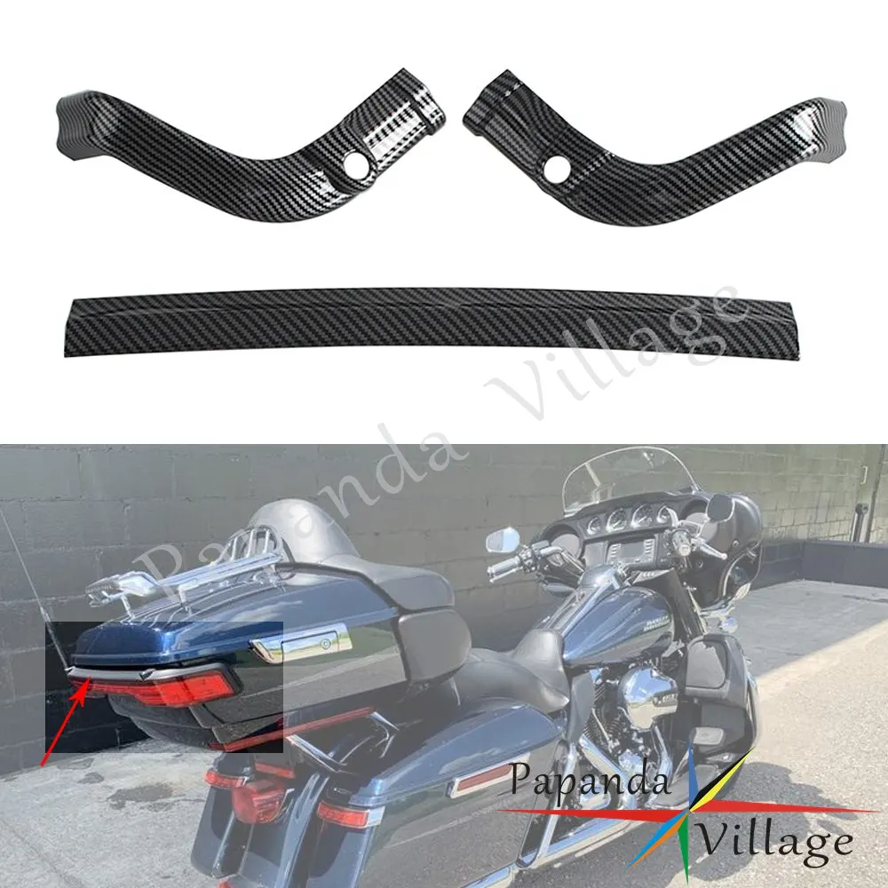 

Tour-Pak Tail Light Trim Bar Bright Tail Trim Strip For Harley Touring Ultra Limited Tri Electra Road Glide CVO Ultra 2014-2023