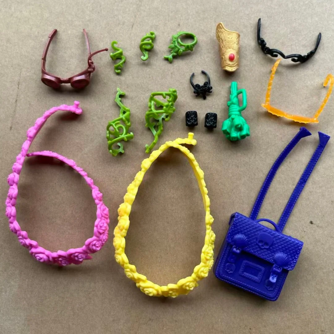 

Аксессуары для кукол: повязки на руки, шляпки, сумки, украшения для рук и ног, DIY-аксессуары для переодевания кукол, ожерелья, очки, повязки на голову, детали для кукол