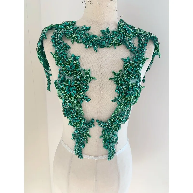 

2 Pieces/4 Pieces, Classic High-end Hand Sewn Diamond Jewelry, Decal Dress, Diamond Accessories, Dance Clothing Accessories