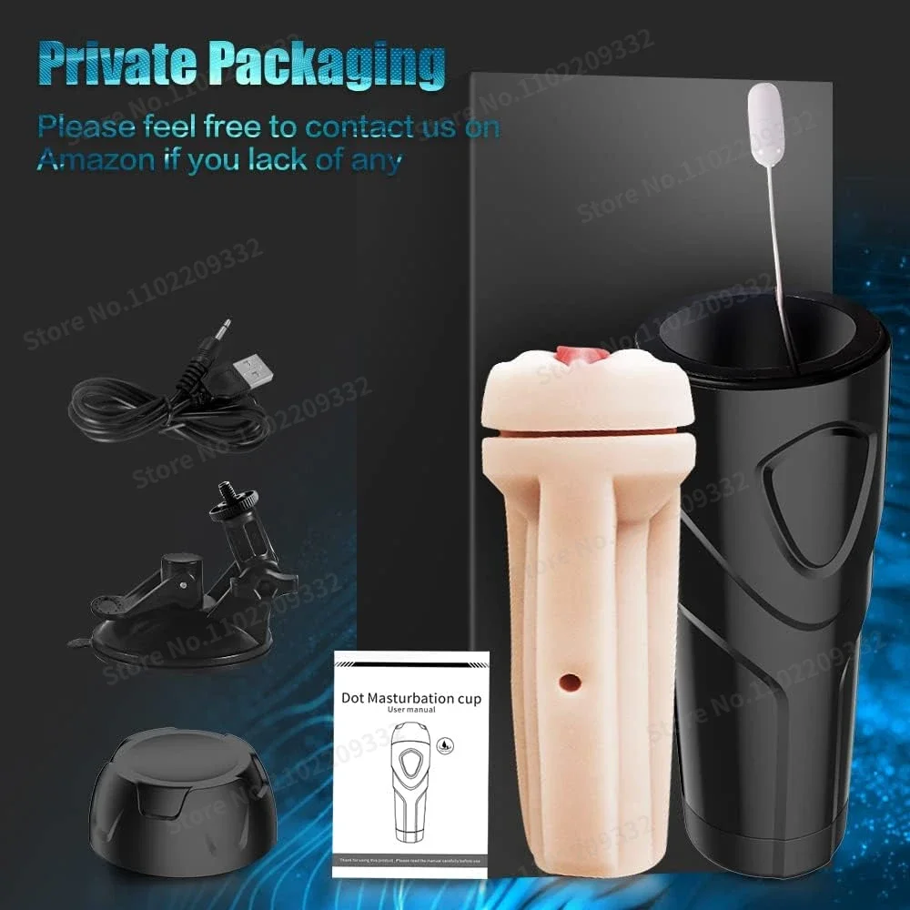 Male Automatic Masturbation Cup Real Vagina Silicone Vibrating Blowjob Machine Male Sucking Pocket Pussy Adult Sex Toy for Men