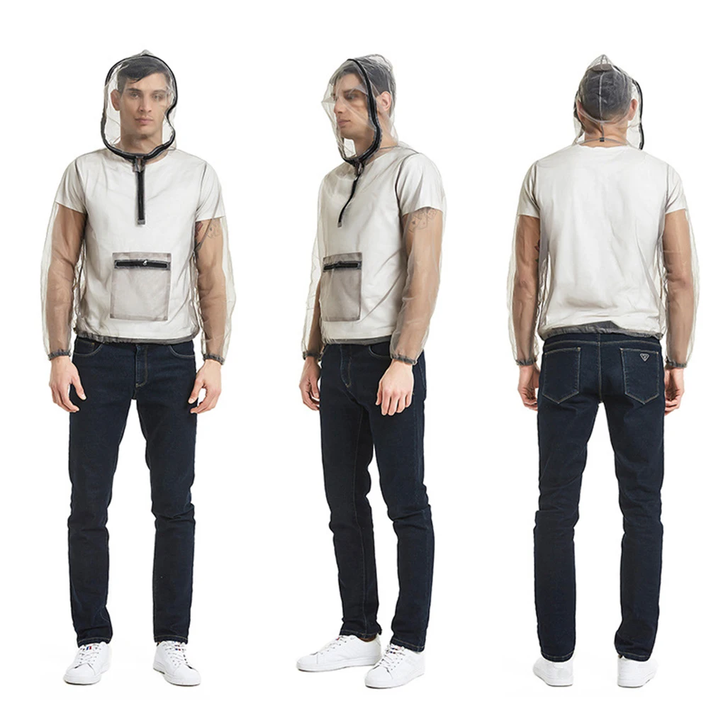 

Куртки для рыбалки, пальто против комаров, воздухопроницаемая РУБАШКА УНИСЕКС с капюшоном