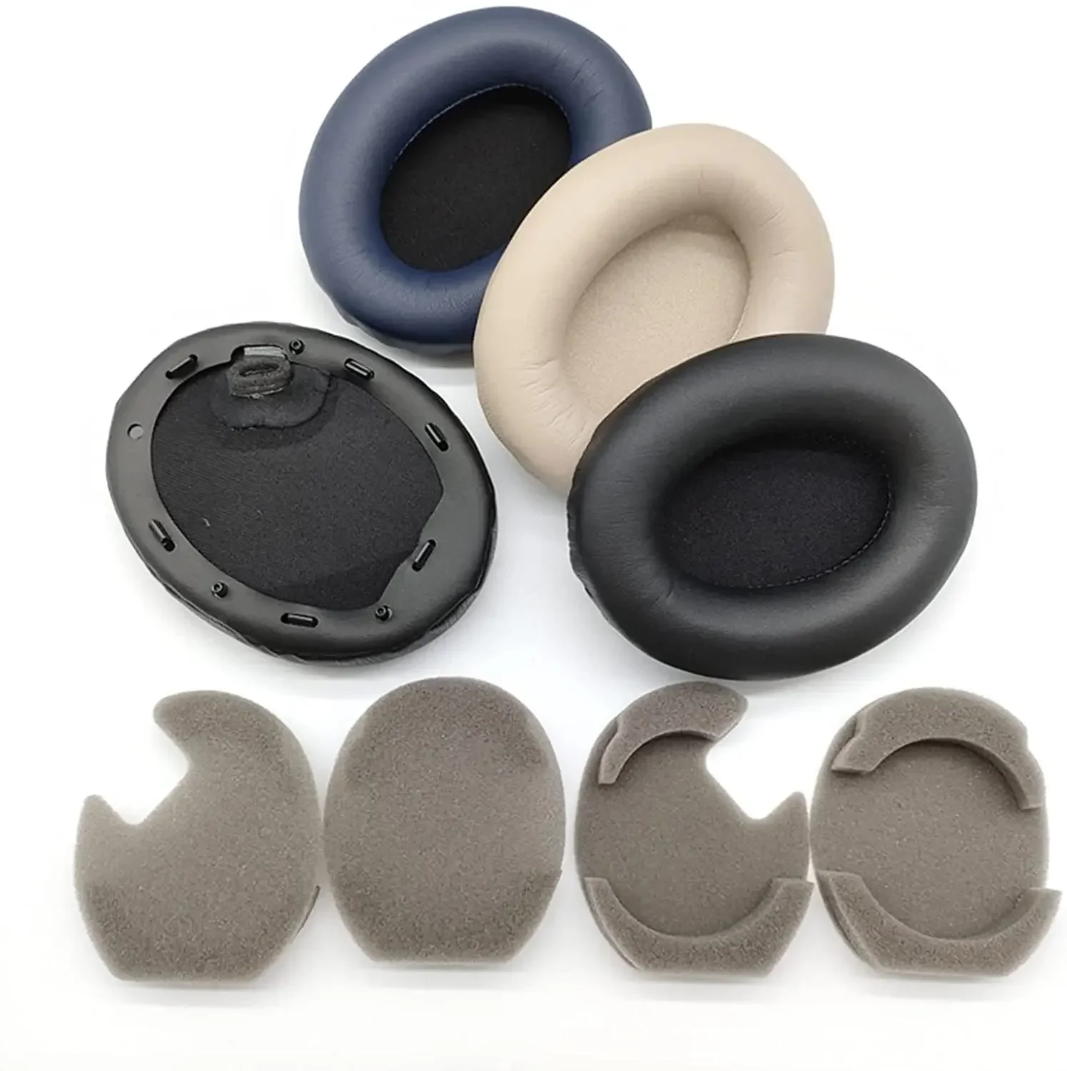 Replacement Ear Pads Cushions for Sony WH-1000XM4 Headphone Soft Memory Foam Pads wh 1000 XM4 1000XM4 Earpads cool blue