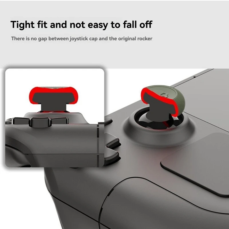 For Skull & Co. Convex Thumb Grips Set For Steam Deck/OLED/ROG Ally/X-4Pcs Analog Stick Caps,Enhanced Gaming Precision 2