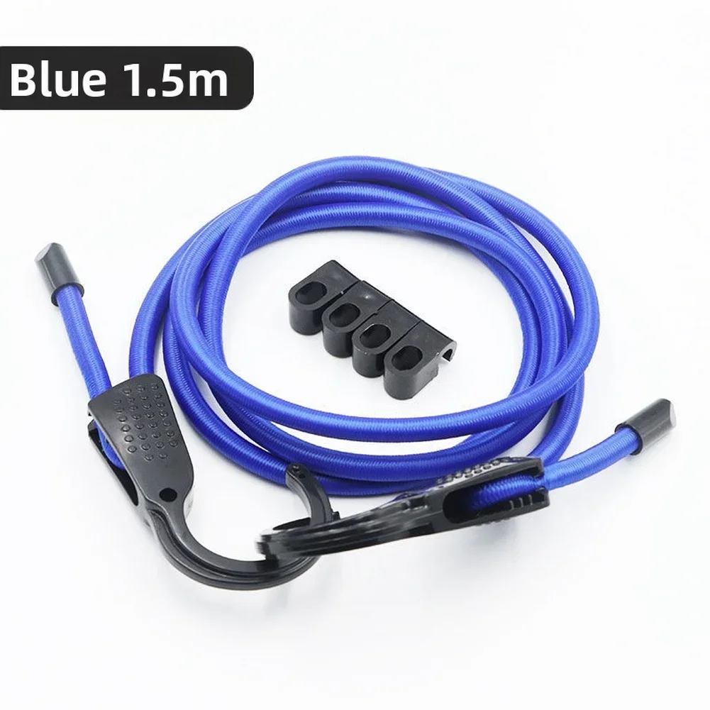 Adjustable Cargo Straps 1.5M Car Luggage Straps 3 Meter Length High-Strength Elastic Rubber Multiple Secure Hooks