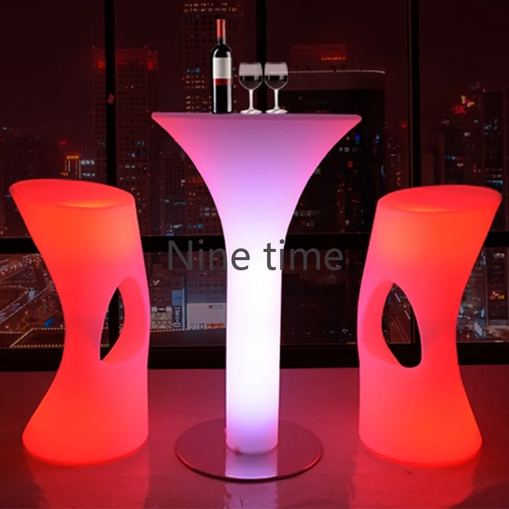 Room Decor Led Tables For Bar Stools Counter Table Kitchen Furniture Bright Accessories Cocktail Outdoor Luxury Dining Buffet