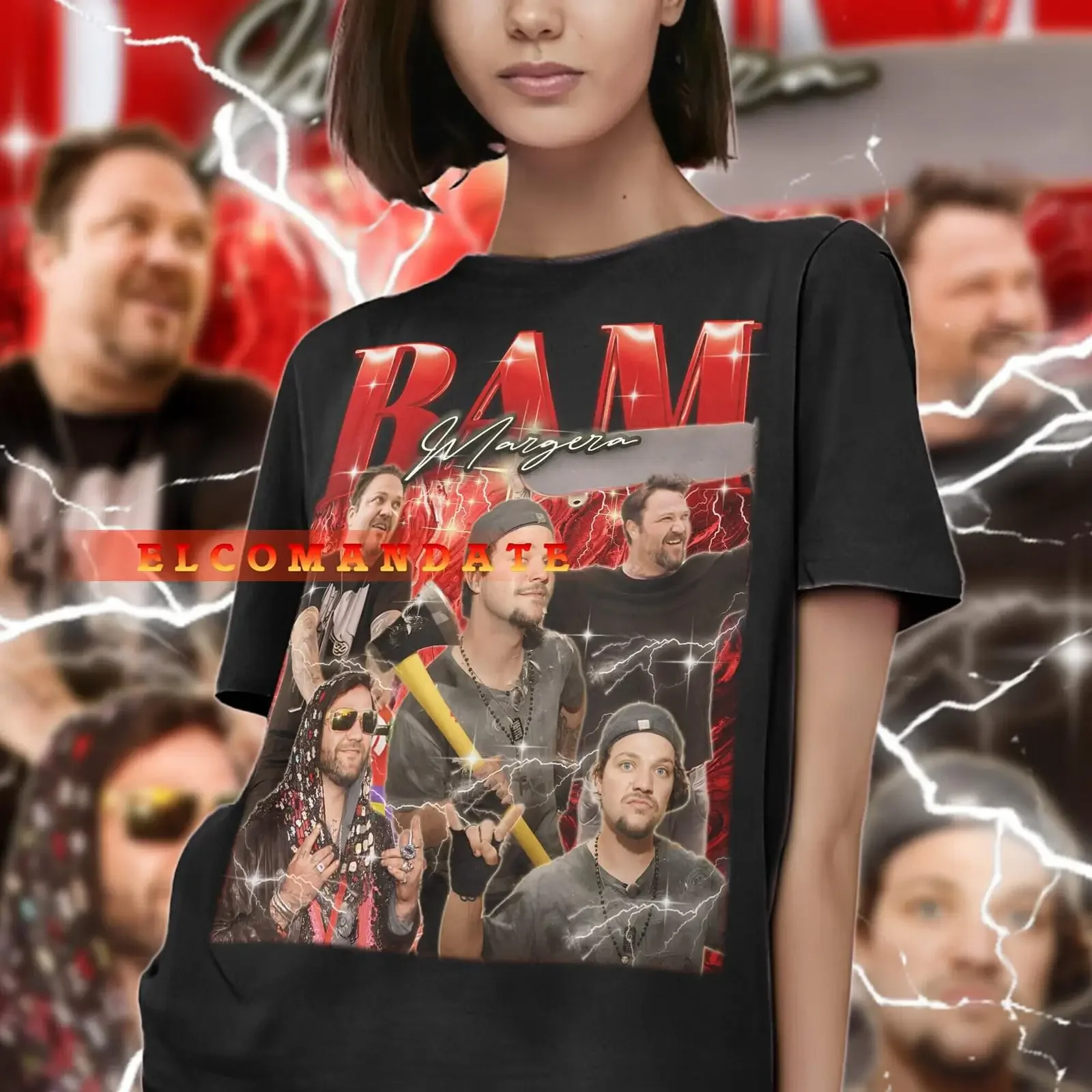 Limited Vintage Bam Margera T Shirt 90s Retro Homage Casual Streetwear Fan Merch vintage Washed Breathable Comfortable homme