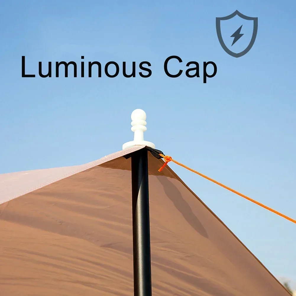 Carbon Fiber Tarp Pole Canopy Adjustable-Rod Tent Tarps Replacement Parts For Awning Camping Supplies Outdoor Travel Accessories