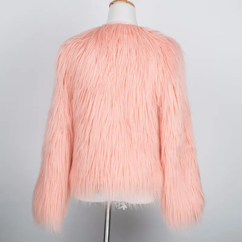 Winter Coat Jacket Women Thickened and Warm Artificial Fur Coat Fur Drop