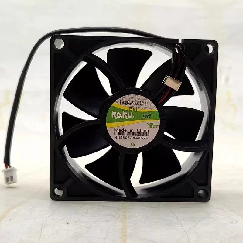

A+for KA8025-5000D24 B DC24V 0.24A 8cm 2-Wire Cooling Fan