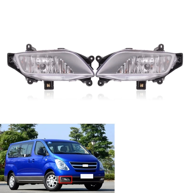 Car Front Bumper Fog Light Replacement Running Lamp For Hyundai MPV H-1 Wagon Starex H1 2011-2014