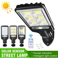 Solar Lights Outdoor COB/LED Solar Lamp with 3 Light Modes Waterproof RIR Motion Sensor Street Lamp for Garden Patio Path Yard
