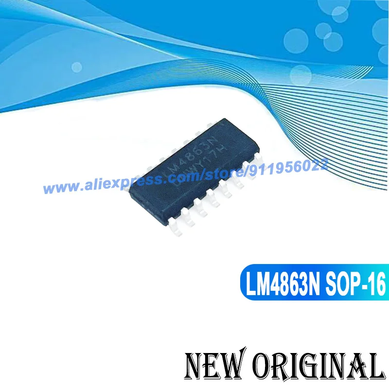 (5 Pieces)  LM4863 LM4863M LM4863MTX LM4863N SOP-16