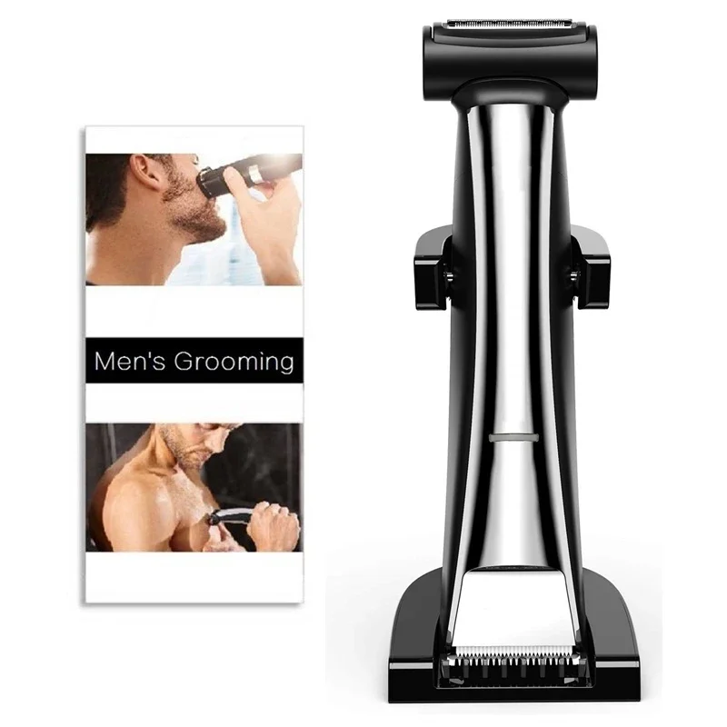 Original Kemei Rechargeable Men's Body Hair Shaver: Electric Razor for Beard, Facial, and Bald Head Shaving