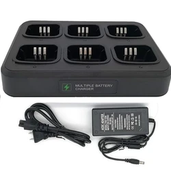 Motorola Six Way Universal Charger Rapid Charger Compatible for GP3688 GP3188 GP3988 CP040 PR400 DEP450 CP380 GP3688D DP1400