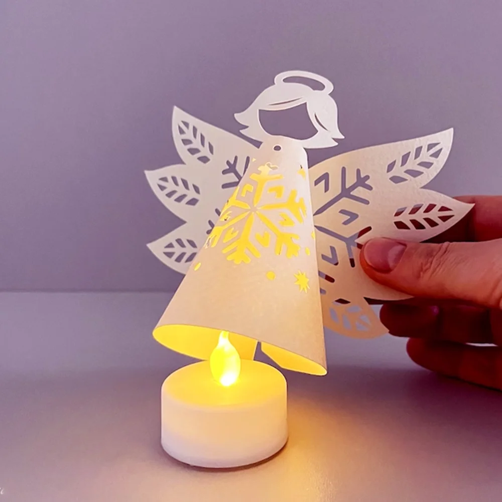 Metal Cutting 3D Christmas angel lantern Cut Die Craft Decoration Scrapbook Paper Craft Knife Mould Blade Punch Stencil Die