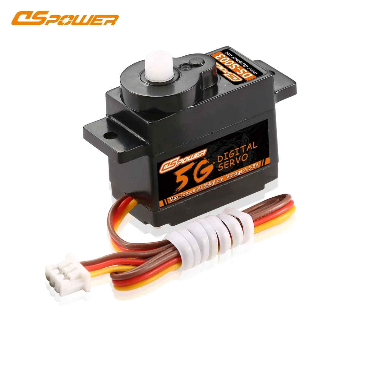 DSPOWER 5g Mini Coreless Digital Servo JR/JST Plug for 1/28 RC Micro Car WLtoys K989 K969 Plane Boat Fixwing Robot Helicopter