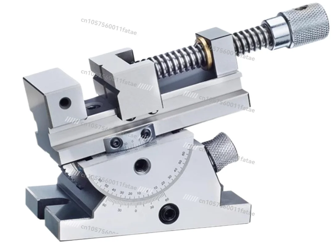 

Universal Flat Jaw Precision Vise, Rotating Vise,3 Inches, 360° Rotation Adjustable Angle, Vertical Tilt Up To 50°
