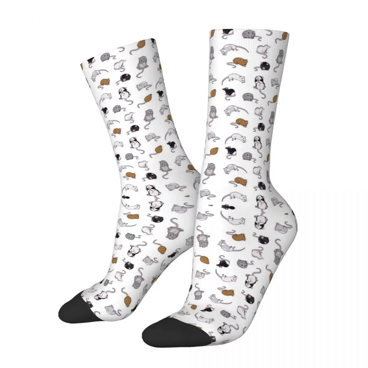 

Rats, Rats, Rats Socks Harajuku Sweat Absorbing Stockings All Season Long Socks Accessories for Man's Woman's Birthday Present