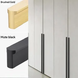 800-1200MM Minimalist Aluminum Alloy Wardrobe Black New Ultra Long Handle Drawer Cabinet Door Straight Handle Cabinet Handle
