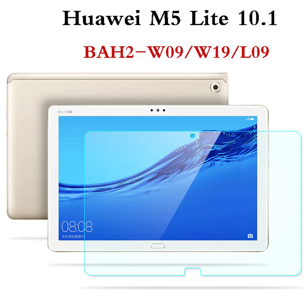 Huawei社mediapad M5 lite 10 BAH2-W19/W09/L09画面保護フィルムアンチスクラッチhd透明9D硬度強化ガラス