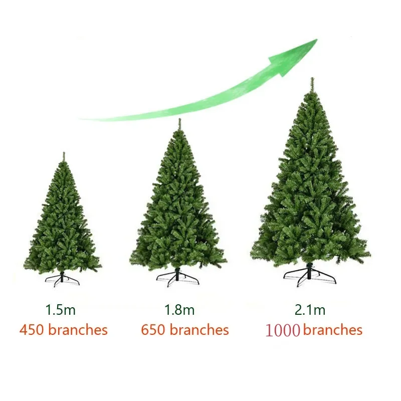 2.1MChristmas Tree Decoration Artificial Christmas Tree Decoration Tree 2025 New Year Decor Party Supplies For Hotel Mall Family