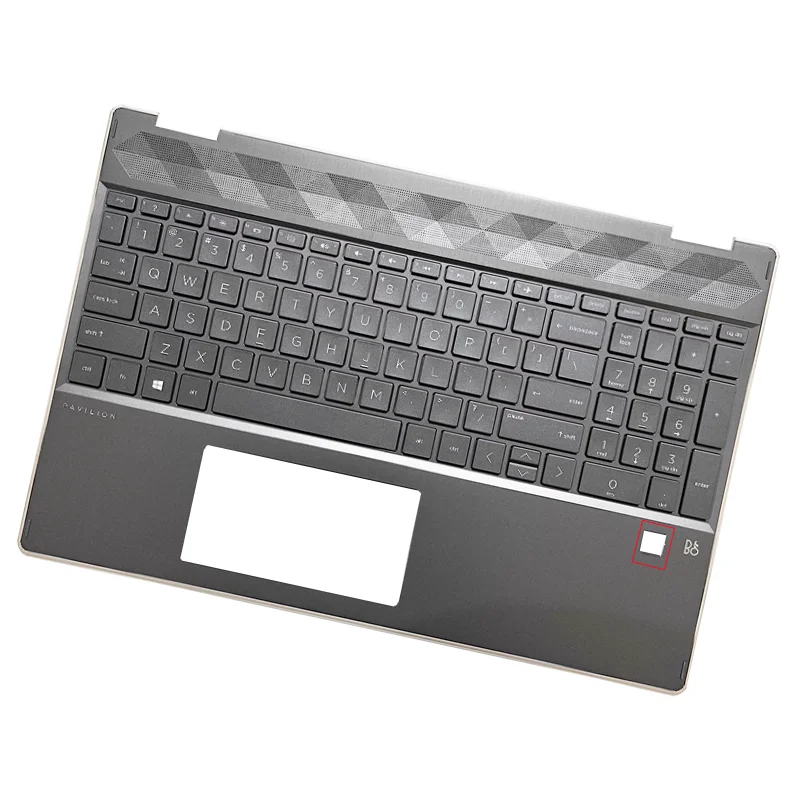 Voor HP Pavilion X360 15-DQ TPN-W140 Nieuwe Laptop Originele met US Verlicht Toetsenbord Palmsteun Bovenste Cover Computer Accessoires Case