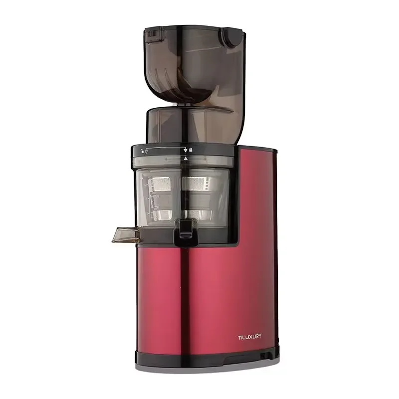 Large Feed Chute Cold Press Juicer Machine BPA Free High Juice Yield for Whole Fruits Vegetables Healthy Slow Masticating