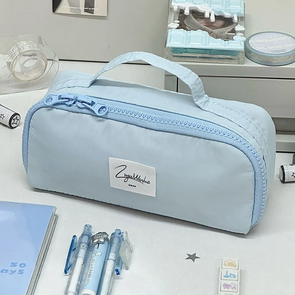 

Kawaii Dachshund Pencil Case Handheld Multi Layer Pen Bag Large Capacity Stationery Storage Bag School Supplies