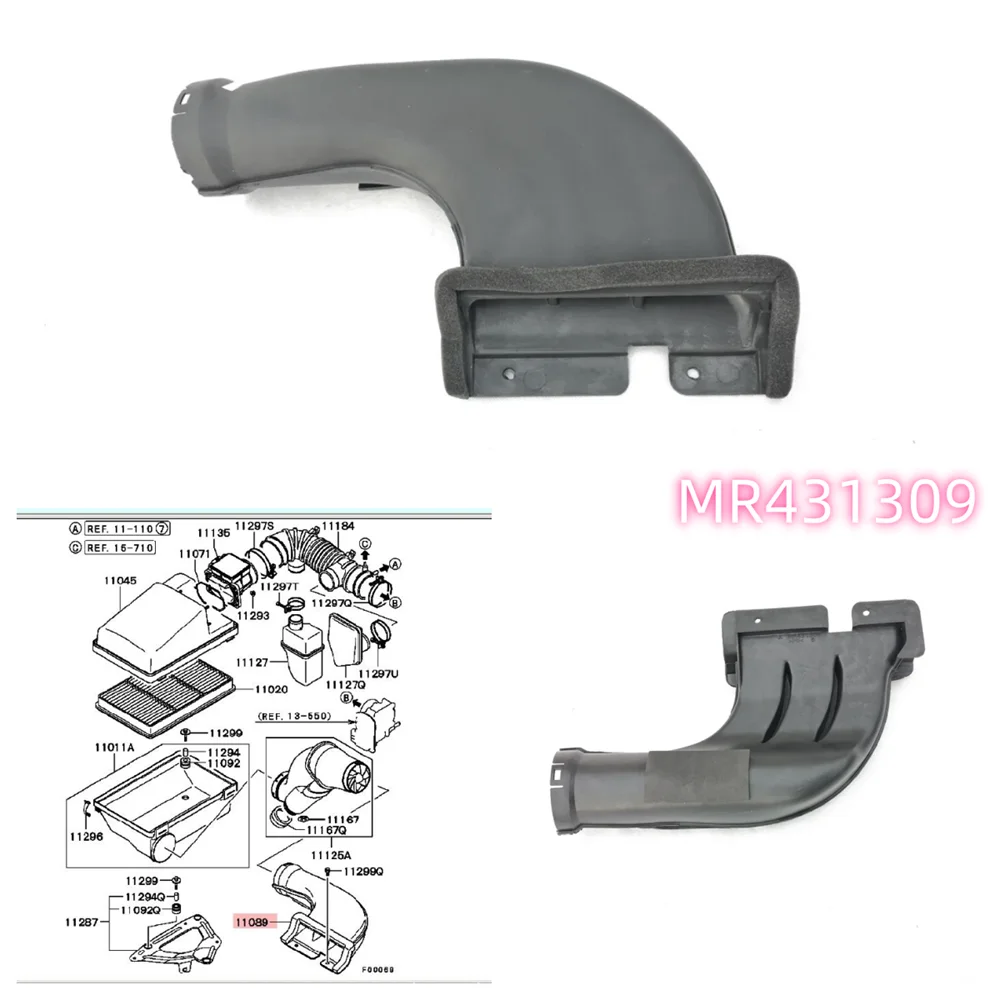 

Air Cleaner Intake Duct Pipe Inlet Manifold Suction Pipe Air For Pajero Montero Shogun V73W V75W V93W V97W MR431309