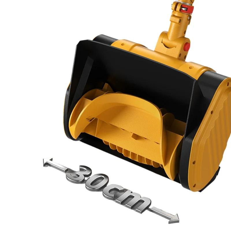 Brushless lithium-ion snow blower, detachable and split type, household, portable, road snow throwing and shoveling machine
