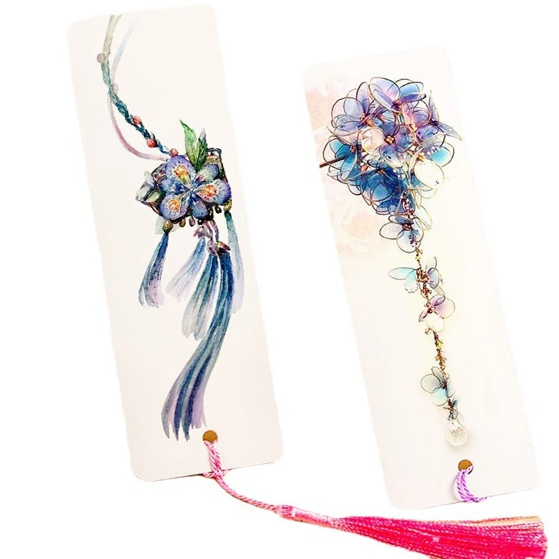 Vintage Blank Bookmark Paint Paper For Colored Pencil Oil Pastel Acrylic Watercolor Painting Hand-painted Handmade DIY