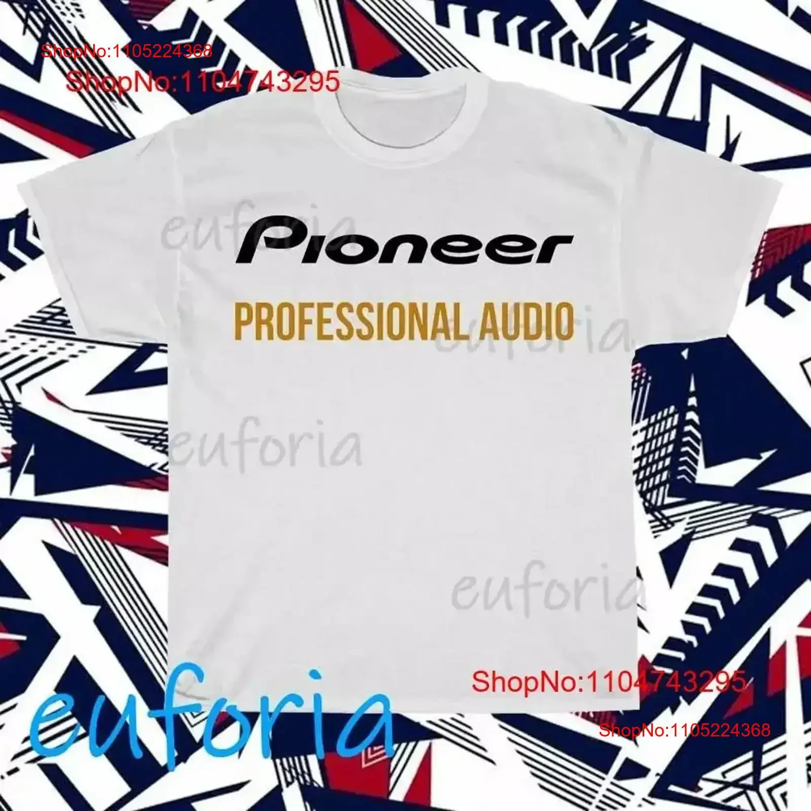 New Pioneer Sound Audio Logo T Shirt Funny Size S to 5XL vintage Washed Soft Breathable Comfortable Stretched Casual vintage