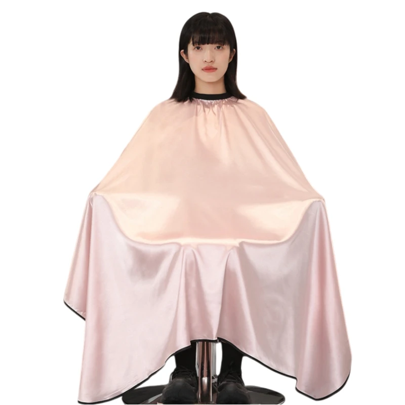 Eisseide Haarschneidecape, Haarresistent, für Friseure, Haarschnitt-Umhang, Glatter Friseurumhang, Barbier-Schürze Y0208