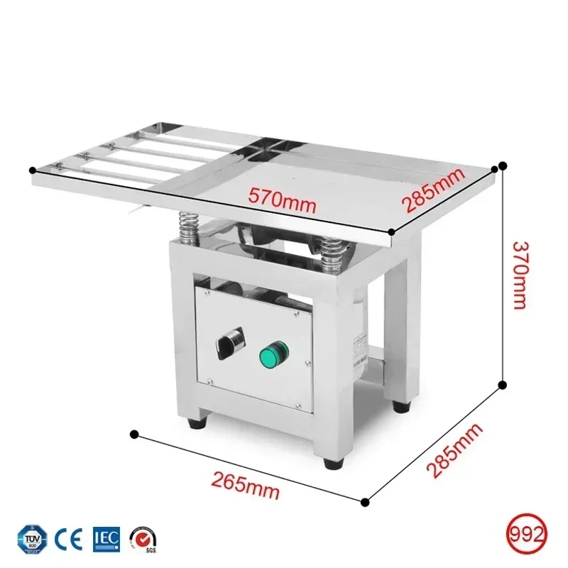 NP-992 เครื่องสั่นช็อคโกแลตแนวตั้งสําหรับร้านขนมหวาน การแปรรูปช็อคโกแลต การคัดกรองช็อคโกแลต