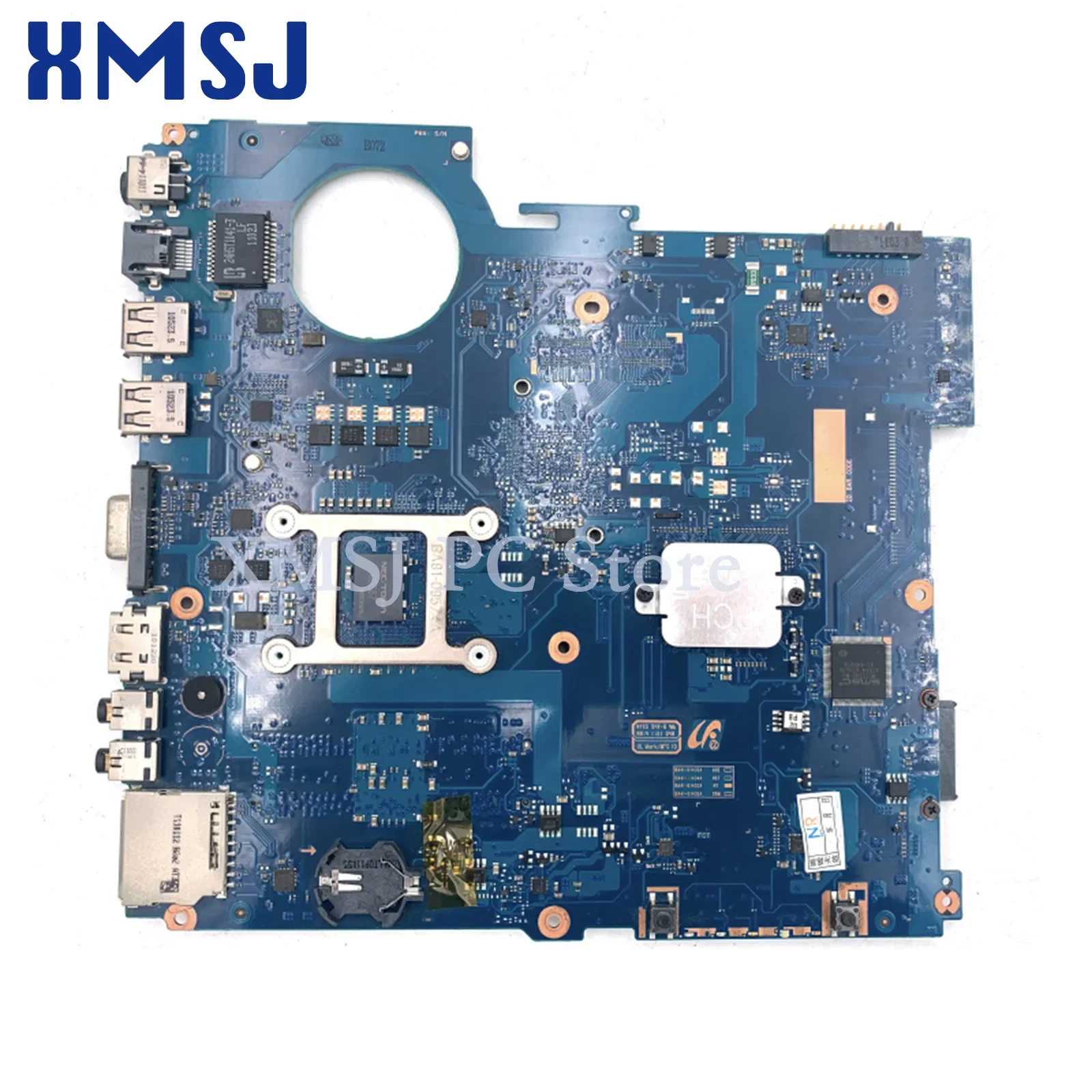 XMSJ For Samsung NP-RV411 RV411 Laptop Motherboard BA41-01432A BA41-01433A BA41-01434A BA92-07702A BA92-07702B HM55 DDR3