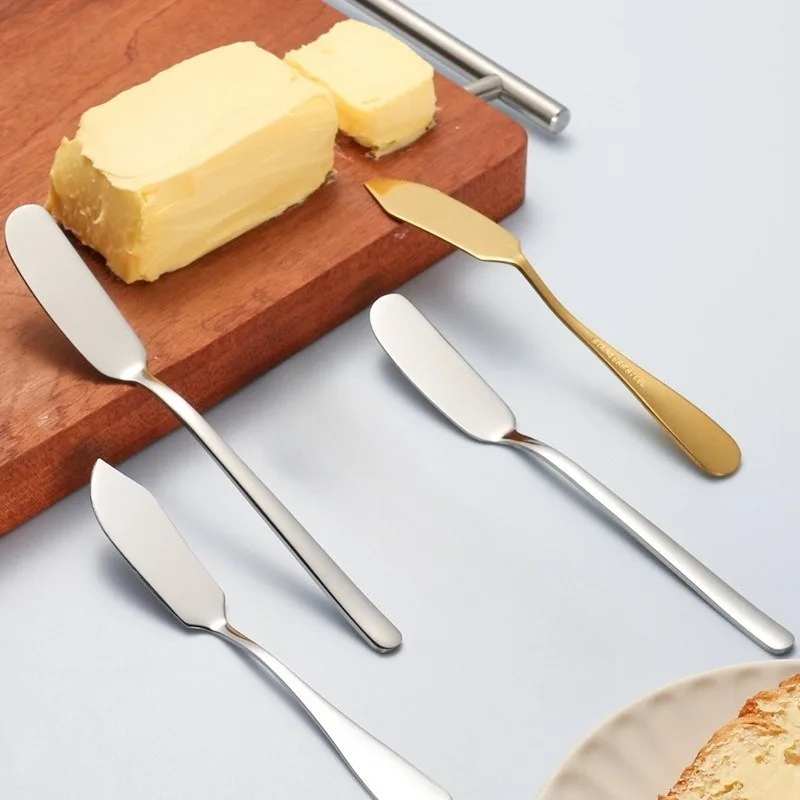 1-10PCS Reusable Stainless Steel Knife for Cheese and Cold Butter A Durable Kitchen Tool for Spreading Jam and Pastries