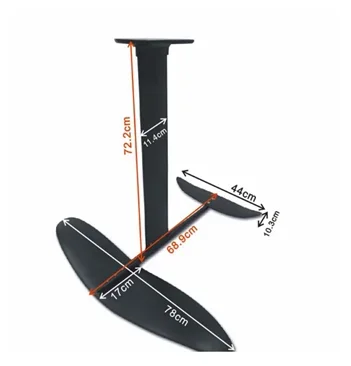 Full Carbon Foil Hydrofoil for Flatwater/surfboard Hydrofoil