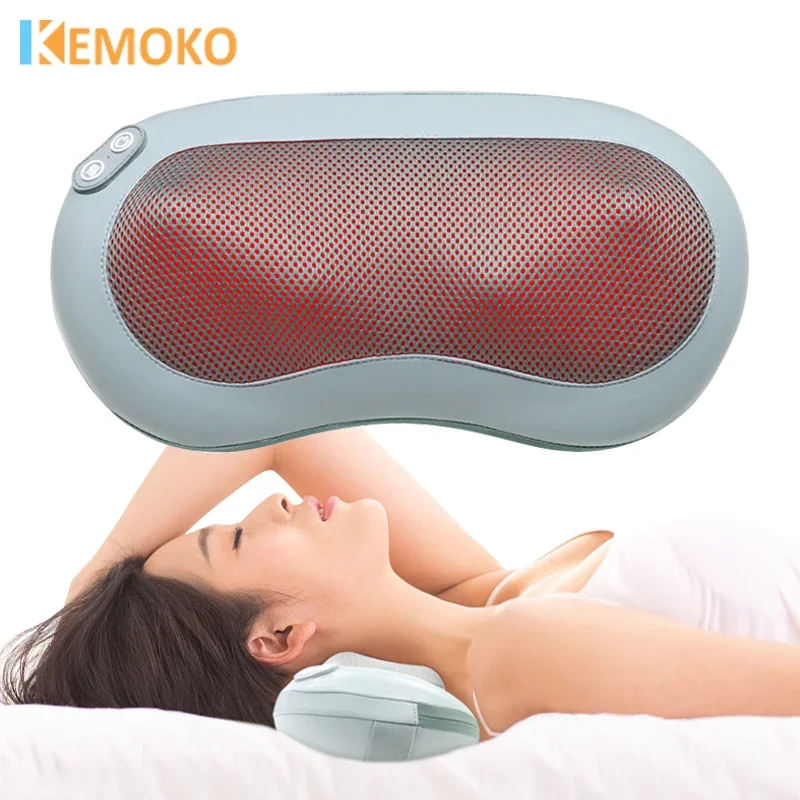 Electric Heat Head waist Cervical Massager Charging Full Body Waist Massage Instrument Back Shoulder And Neck Health Care Device