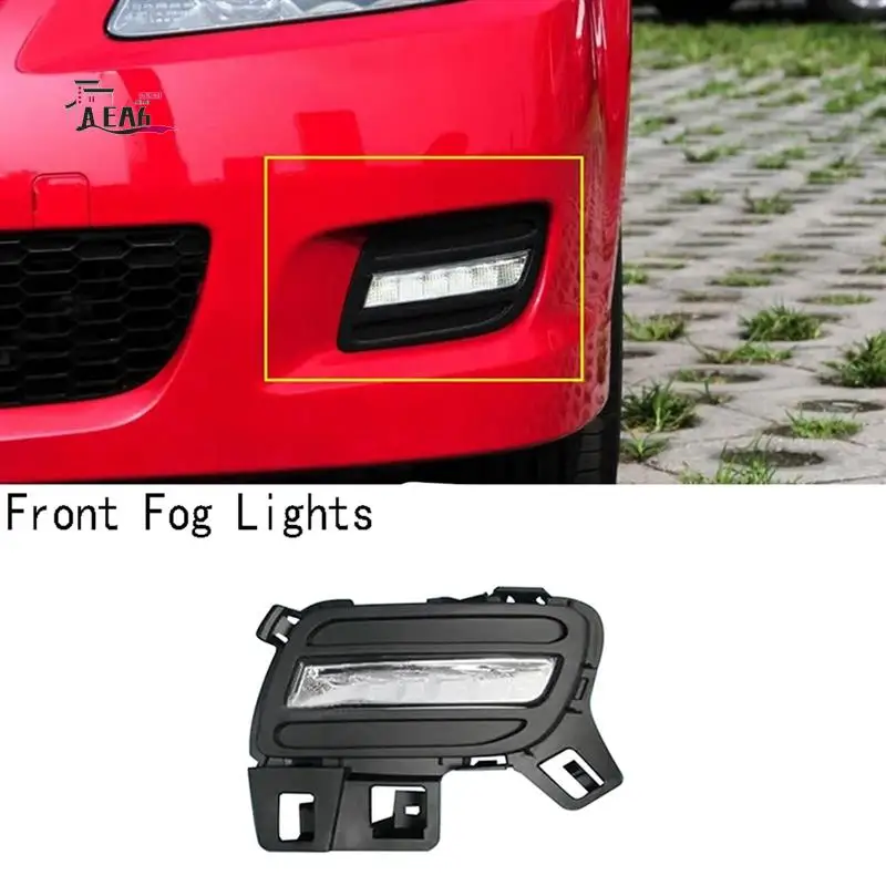 

AEA6-Front Fog Lights Turn Signal Light For Mazda 6 2008-2013 Daytime Running Lights