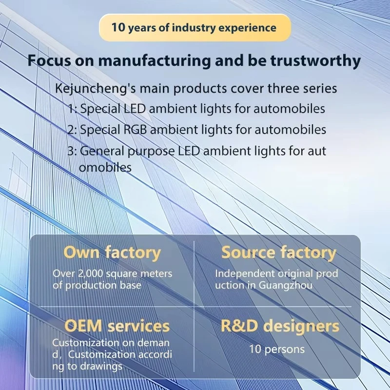 Special New Condition for Corolla Car Ambient Light LED Symphony Interior Lights Auto Modification  Environment Upgrade