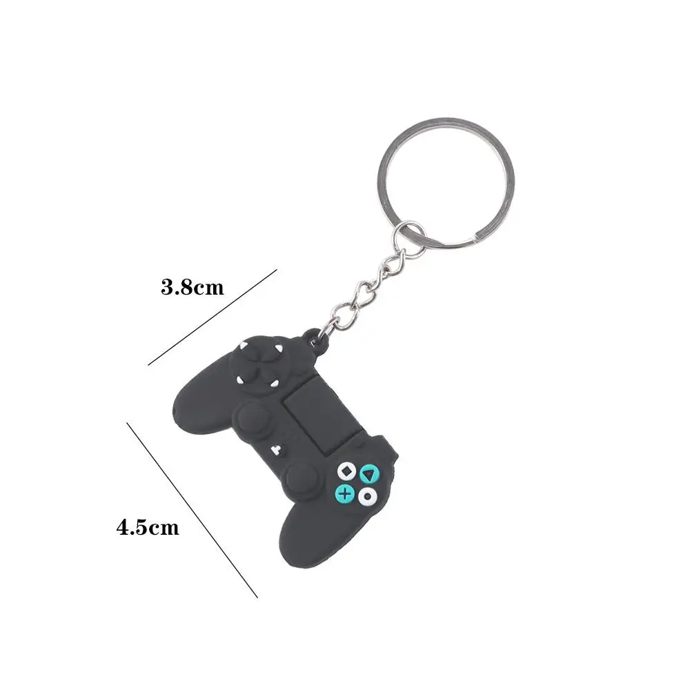 Pendant Men and Women Couple Key Chain Simulation Game Keychain Gamepad Keychain Video Game Handle Keyring Joystick KeyChain
