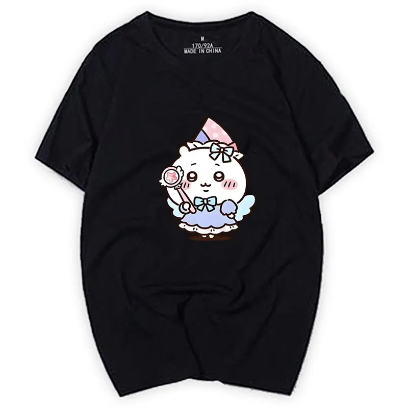 Chiikawa Japanese Cartoon Graphic T‑Shirt, Men Women Couple Casual