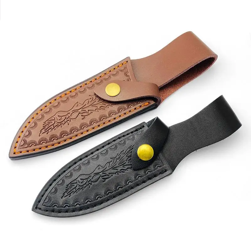 

Чехол для прямого ножа из воловьей кожи с фиксированным лезвием. Карман для ношения на открытом воздухе. Надежная защита. Прочная кожа премиум-класса.