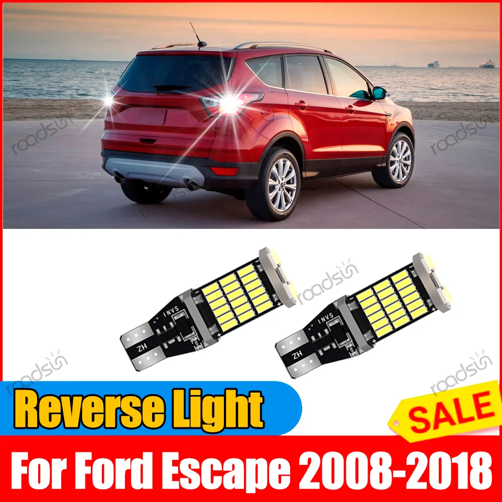 2X Canbus Fehlerfreie Rückfahrleuchte W16W T15 921 6000K Weiß Für Ford Escape 2008 2009 2010 2011 2012 2013 2014 2015 2016 2017 2018